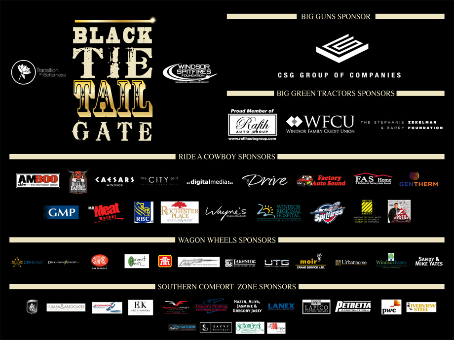 Black Tie Tailgate Raises More Than 100,000 Windsor Spitfires Foundation