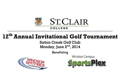 ST Clair College Golf Tournament to Benefit Foundation