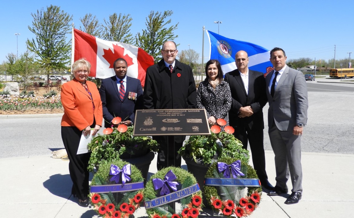 REMEMBRANCE GARDEN DEDICATION CEREMONY HELD